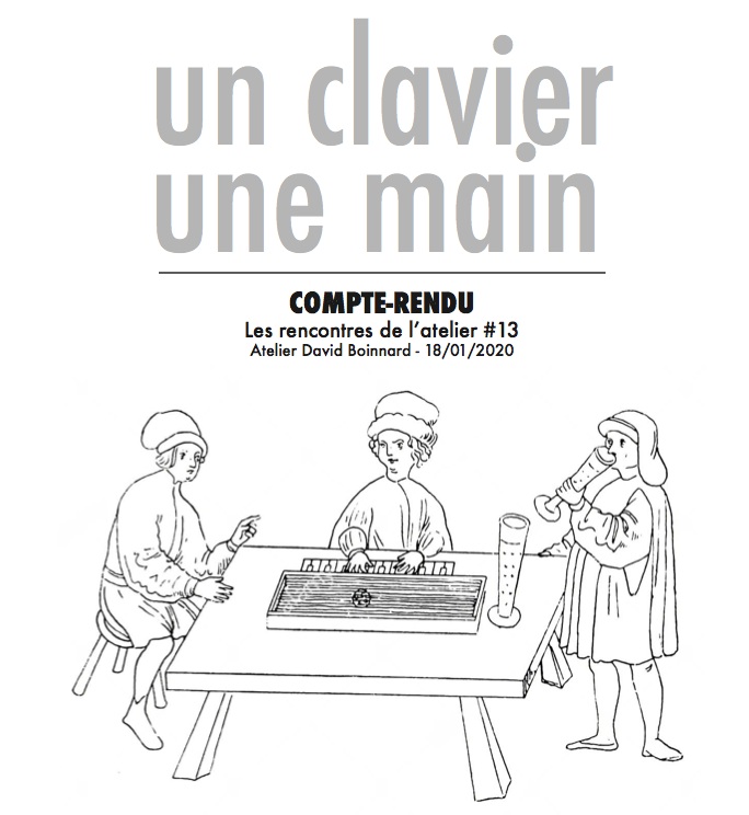 Un clavier, un main